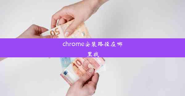 chrome安装路径在哪里找