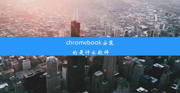 chromebook安装的是什么软件