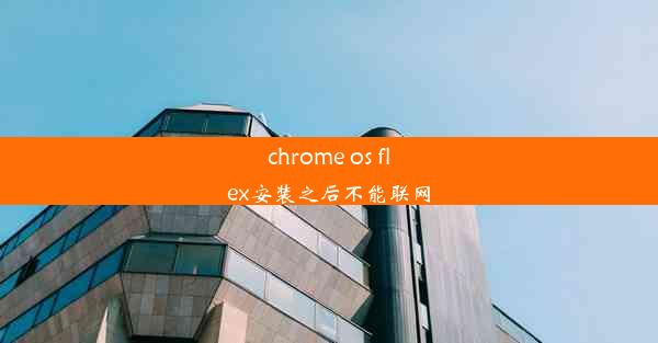 chrome os flex安装之后不能联网