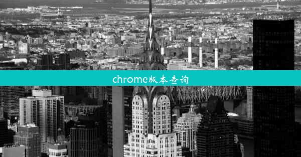 chrome版本查询