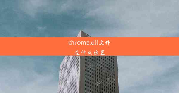 chrome.dll文件在什么位置