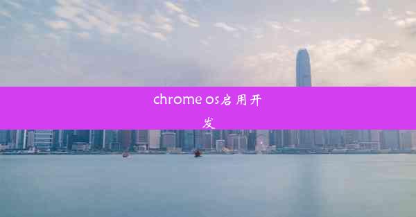 chrome os启用开发