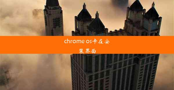 chrome os卡在安装界面