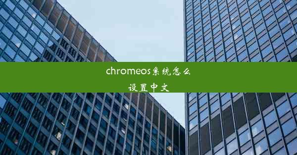 chromeos系统怎么设置中文