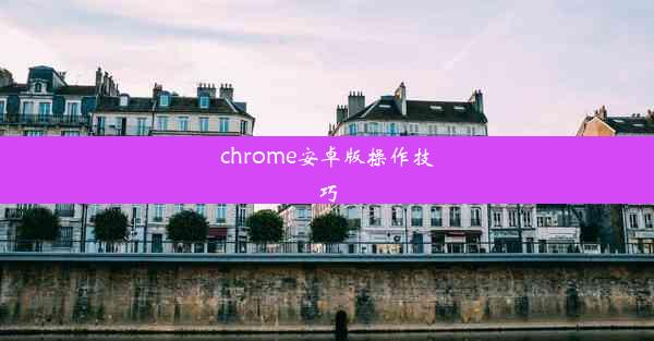 chrome安卓版操作技巧