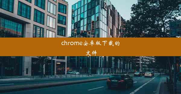 chrome安卓版下载的文件