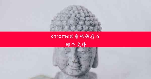 chrome的密码保存在哪个文件