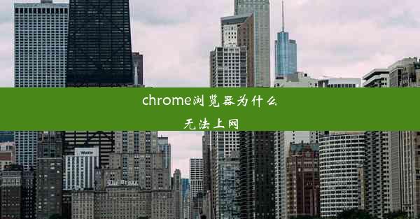 chrome浏览器为什么无法上网