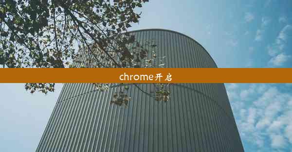 chrome开启