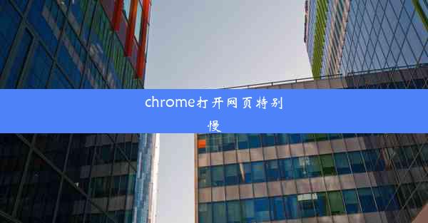 chrome打开网页特别慢