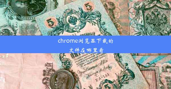 chrome浏览器下载的文件在哪里看