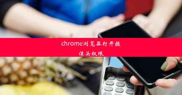 chrome浏览器打开摄像头权限