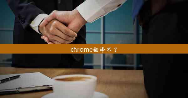 chrome翻译不了