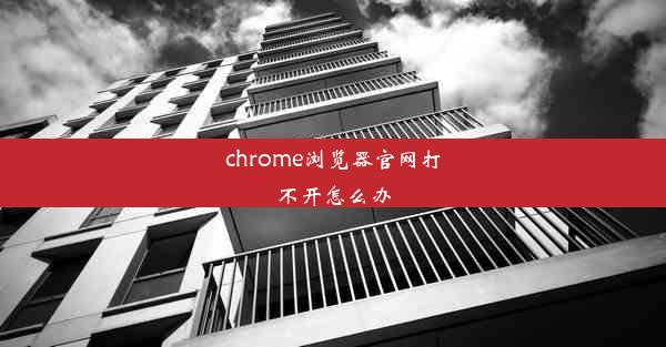 chrome浏览器官网打不开怎么办