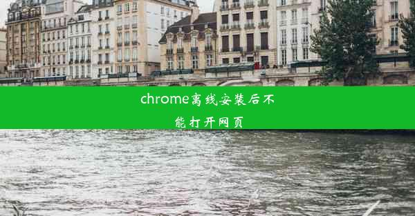 chrome离线安装后不能打开网页