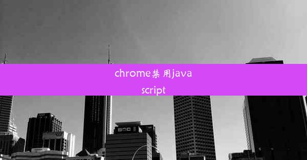 chrome禁用javascript