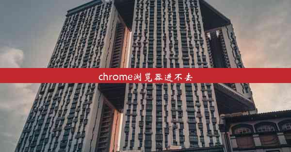 chrome浏览器进不去