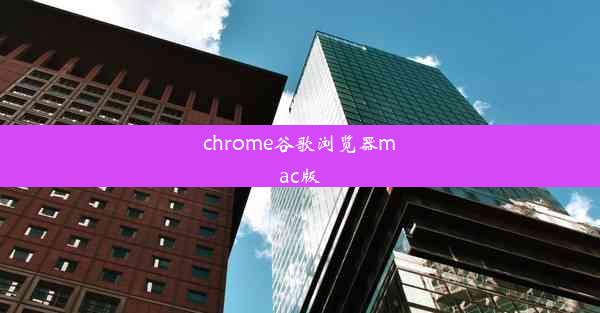 chrome谷歌浏览器mac版