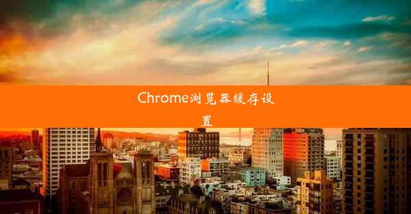 Chrome浏览器缓存设置