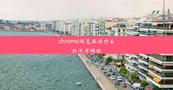 chrome浏览器为什么打不开网银