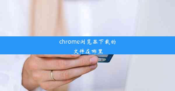 chrome浏览器下载的文件在哪里