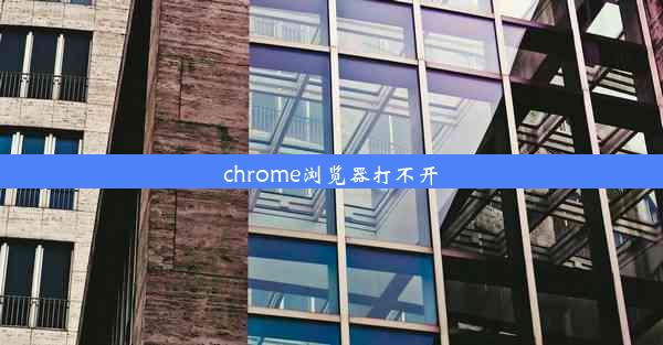 chrome浏览器打不开