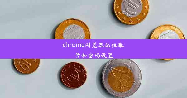 chrome浏览器记住账号和密码设置