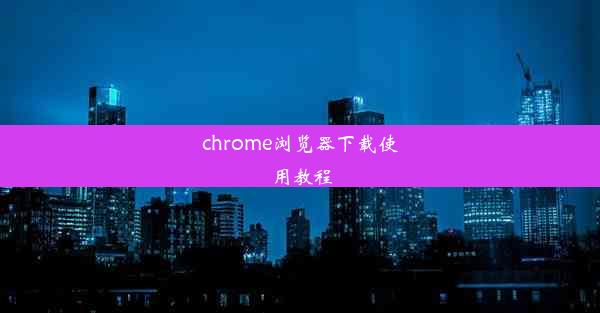 chrome浏览器下载使用教程