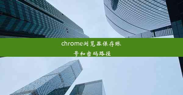 chrome浏览器保存账号和密码路径