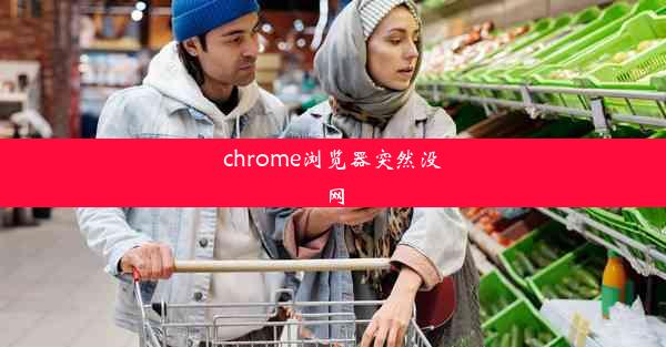 chrome浏览器突然没网