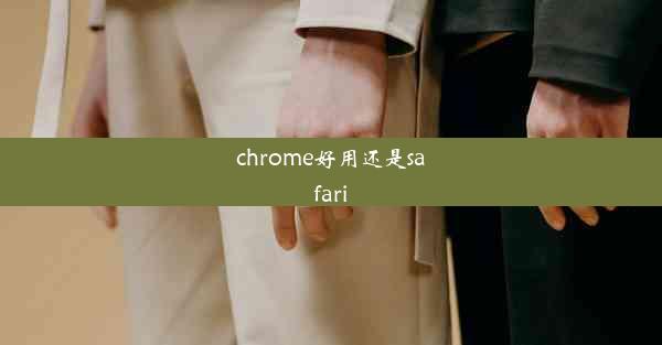 chrome好用还是safari