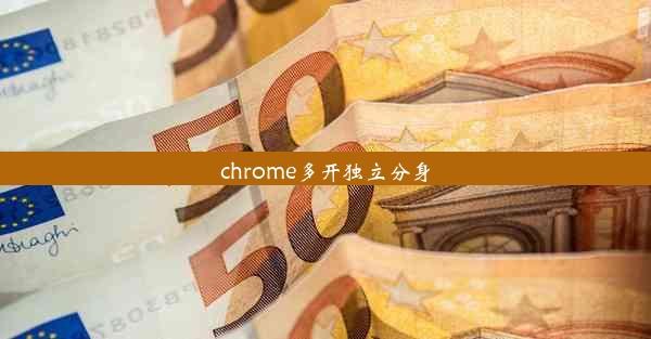 chrome多开独立分身