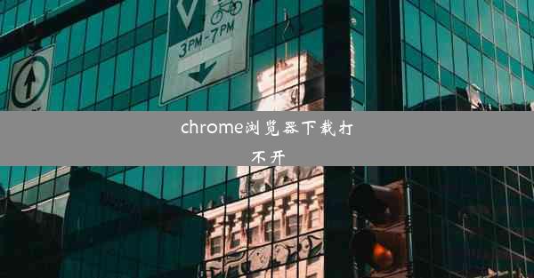 chrome浏览器下载打不开