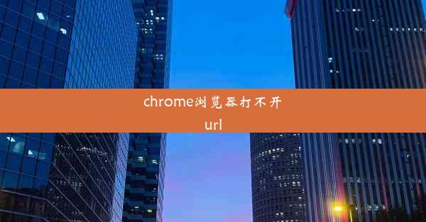 chrome浏览器打不开url