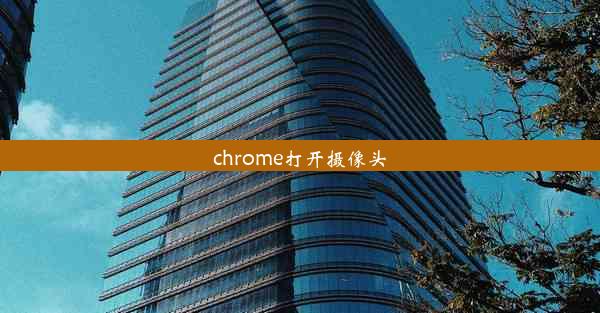 chrome打开摄像头