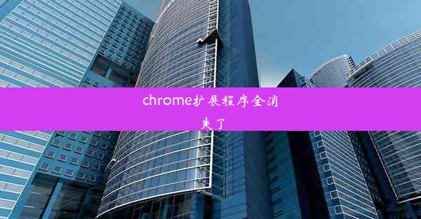 chrome扩展程序全消失了