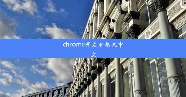 chrome开发者模式中文