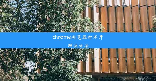 chrome浏览器打不开解决方法