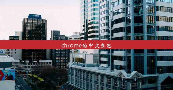 chrome的中文意思