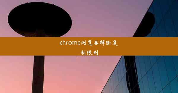 chrome浏览器解除复制限制